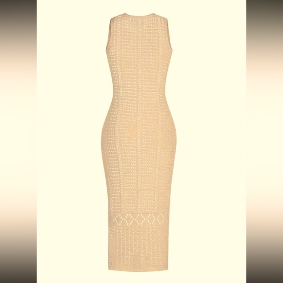 NWT Bohemian Boho Long Cardigan Sweater Dress - Picture 4 of 7